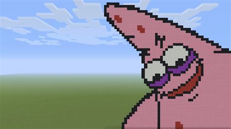 Spongebob Minecraft Pixel Art