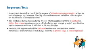 ICH Q6A Specifications by Chandra Mohan | PPT