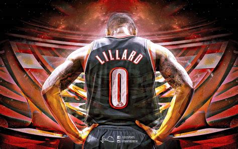 Download An artistic portrayal of Portland Trail Blazers superstar ...