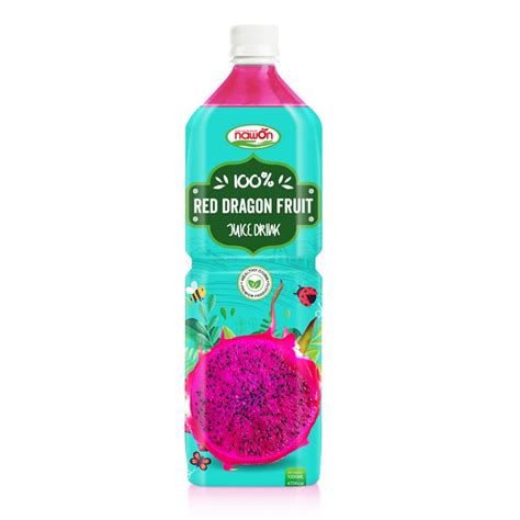 Nawon 100% Red Dragon Fruit Juice Drink | Bottle, 1000Ml