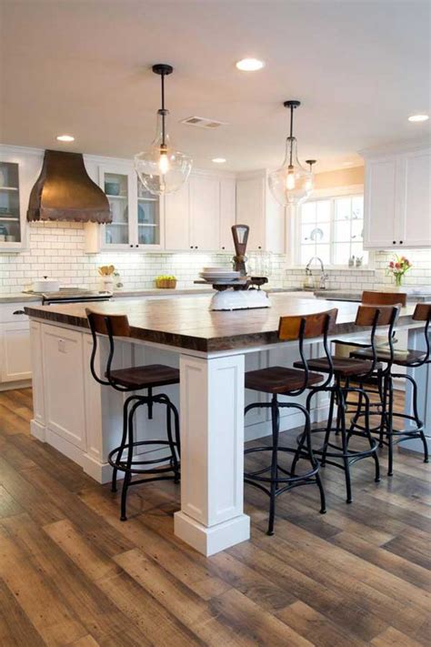 19 Must-See Practical Kitchen Island Designs With Seating - Amazing DIY ...