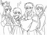 Inuyasha coloring pages  80 Free WONDER DAY sketch template