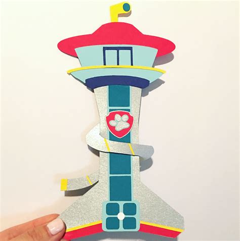 Paw Patrol Tower Cake Topper - Peter Brown Bruidstaart