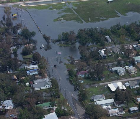 Aerial photos of Hurricane Ike damage