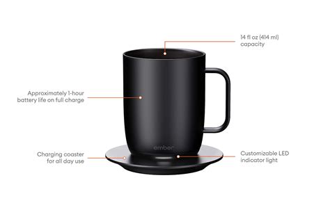 Ember Temperature Control Smart Mug - The Fox Shop