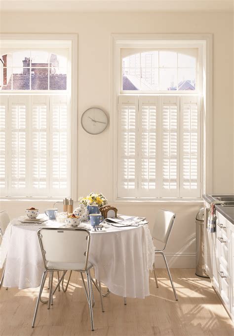 Our café style shutters work great for both - traditional and modern ...