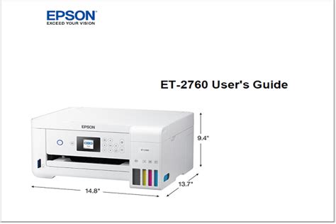 Epson ET 2760 Printer User Manual User Manual - ManualsBooks