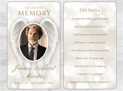 4x6 Memorial Card - 2068 - DisciplePress - Memorial & Funeral Printing