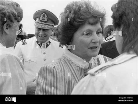 Augusto pinochet wife Black and White Stock Photos & Images - Alamy