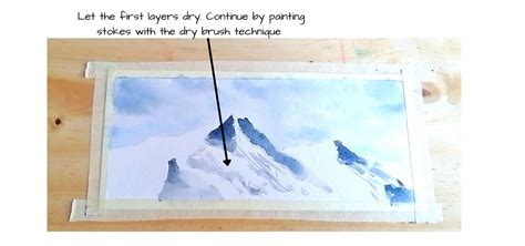 Simple Watercolor Mountain Tutorial for Beginners - My Art Aspirations