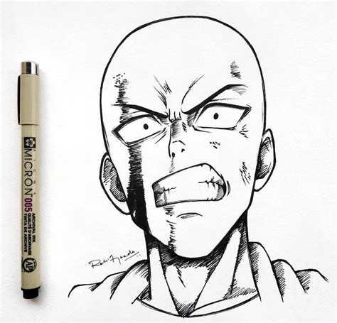 Saitama ️ . . . Tags- #animeartcollective #anime #animeart #animesketch #animedrawing #animedraw ...