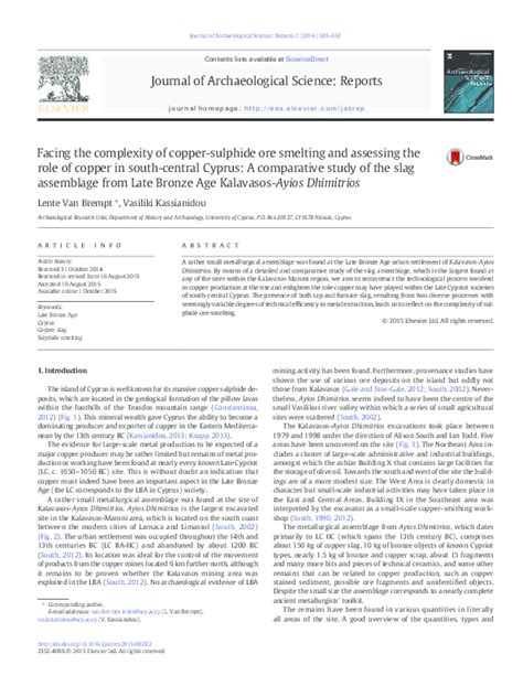 (PDF) 2016 Facing the complexity of copper-sulphide ore smelting and assessing the role of ...