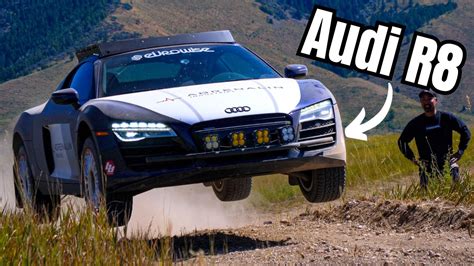 We Jumped an Audi R8! | Audi R8 Rally Car Build - YouTube