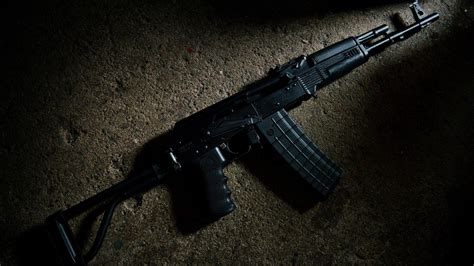 AK 47 Black Background