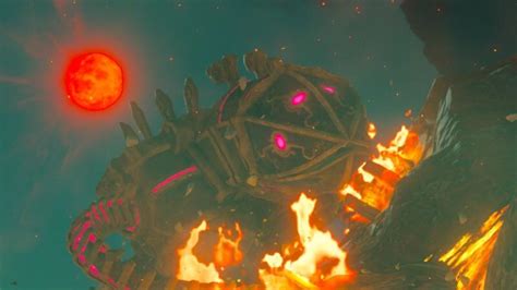 A blood moon happened during the Vah Rudania cutscene. : r/Breath_of_the_Wild