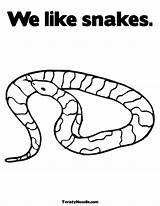 Corn Snake Coloring Sheets Pages sketch template