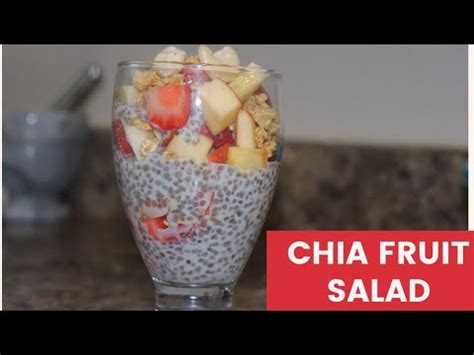 Easy chia fruit salad/delicious way of eating chia seed/healthy chia fruit pudding - YouTube