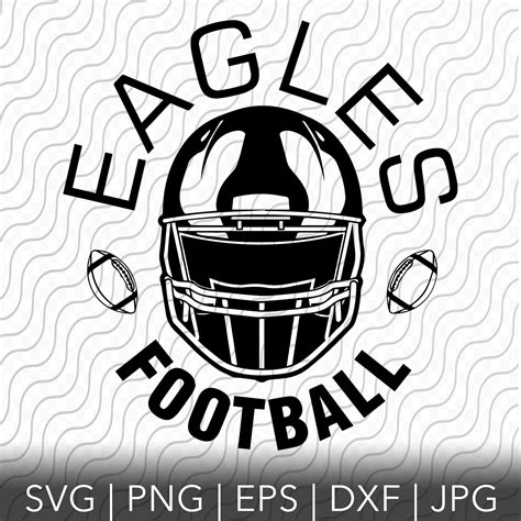 Eagles Football Helmet SVG PNG EPS Dxf Jpg Files for - Etsy