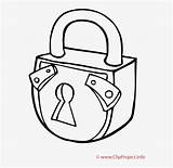 Lock Coloring Pages sketch template