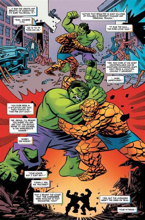 Hulk vs Thing by Dean Haspiel | Marvel superheroes, Marvel comics ...