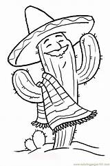 Mexican Fiesta Coloring Page sketch template