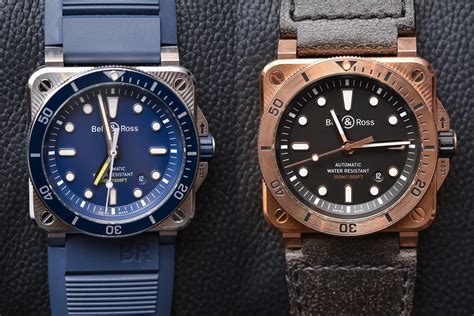 Hands-On - Bell & Ross BR03-92 Diver Blue and Bronze - Baselworld 2018 (Specs & Price)