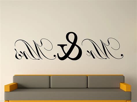 15 Inspirations Mr and Mrs Wall Art