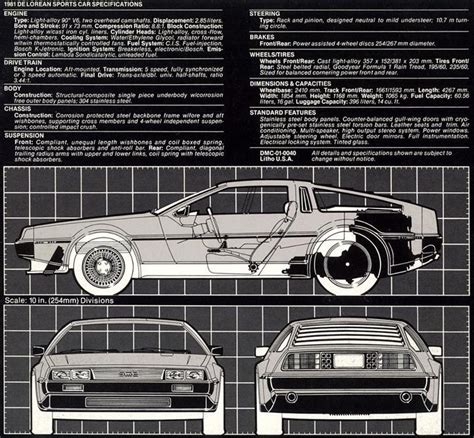 Delorean. | Delorean, Dmc delorean, Blueprints