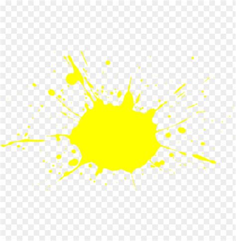 Yellow Paint Splash Png Yellow Paint Splatter No Background PNG Image With Transparent ...