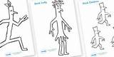Four coloring Pages With Different Cartoon Characters On Them  sketch template