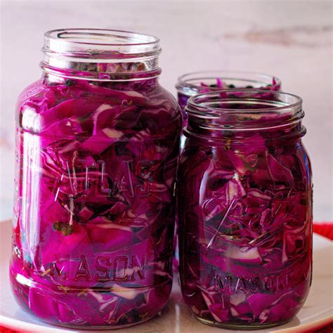 How to Ferment Your Own Red Cabbage Sauerkraut At Home In a Jar - The How-To Home