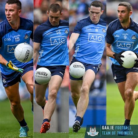 Four Dublin players named in the GAA Football team of the week