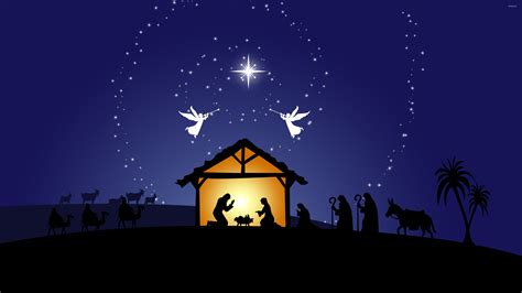 Christmas Nativity Scene Wallpaper - WallpaperSafari