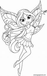 Free Coloring Fairy Pages Unleash Your Creativity With Magical Designs sketch template