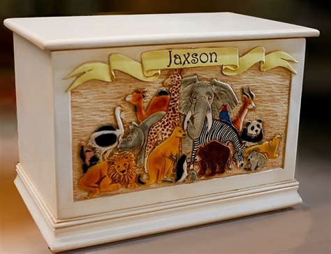 Kids Wood Toy Box Personalized With Their Name - Etsy