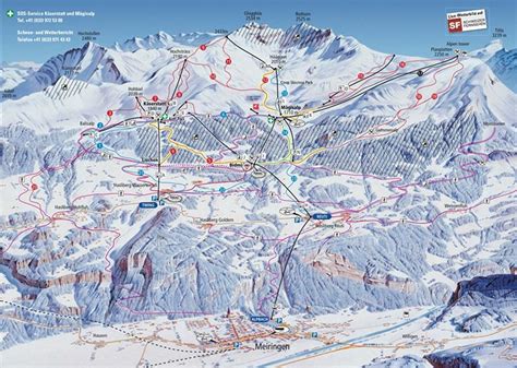 Swiss Ski Resorts Map