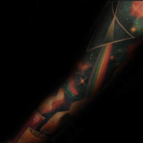 50 Dark Side Of The Moon Tattoo Designs For Men - Pink Floyd Ideas