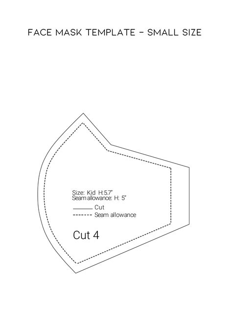 Printable Face Mask Sewing Pattern PDF SVG Washable - Etsy | Patrones ...