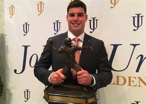 Mason Rudolph Presented with Johnny Unitas Golden Arm Award | Pistols Firing