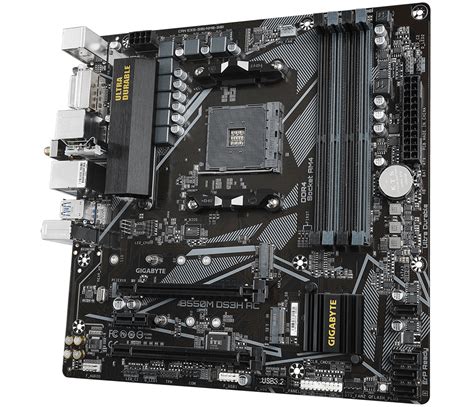 Gigabyte GA-B550M-DS3H-AC AM4 Micro-ATX Motherboard - PCC COMPUTERS