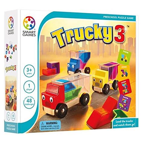 Smart Games Trucky 3 Preschool Puzzle Game | Radar Toys