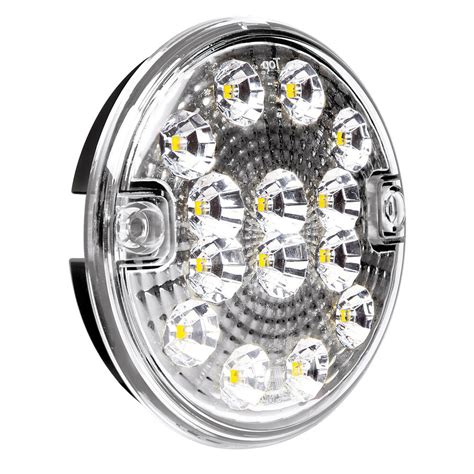 Round Led reverse light, 12/24V