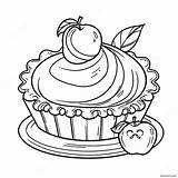 Delicious Apple Pie With Whipped Cream Coloring Page 42963 34465 sketch template