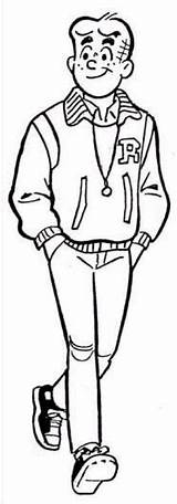 Archie Adult Coloring Pages sketch template