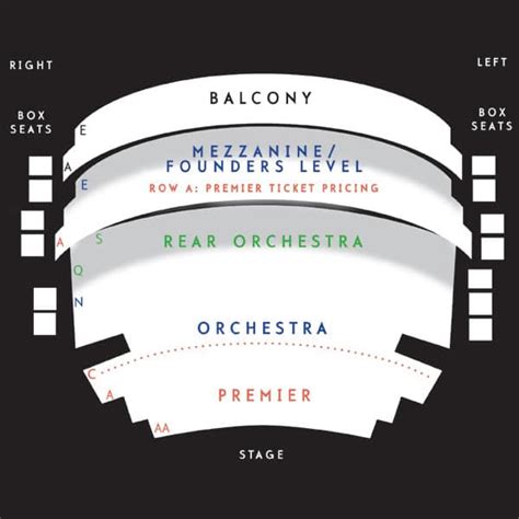 Bob Hope Theatre Seating Plan | Elcho Table