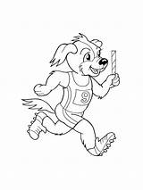 Track And Field Coloring Pages  Best For Kids sketch template