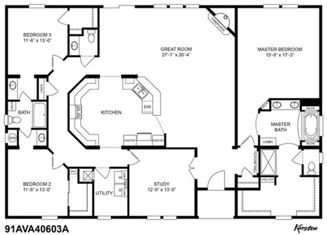 21 best Triple Wide Floor Plans images on Pinterest | Modular homes ...