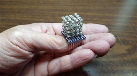 The World's Smallest 4x4x4 RGB LED Cube - Electronics-Lab