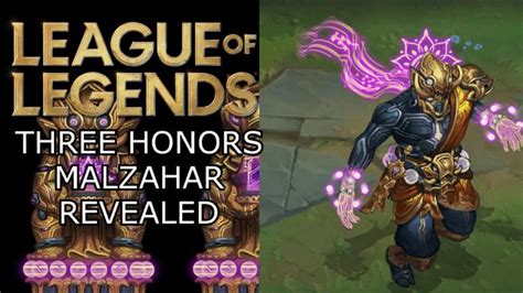 League of Legends New Honor 5 skin - Three Honors Malzahar: How to Get, Release Date, and Splash ...