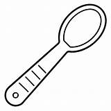 Measuring spoon Outline coloring Book Page Line Art Drawing  Premium sketch template